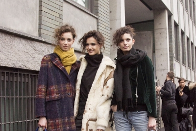Street Style nella settimana della Moda Donna a Milano
