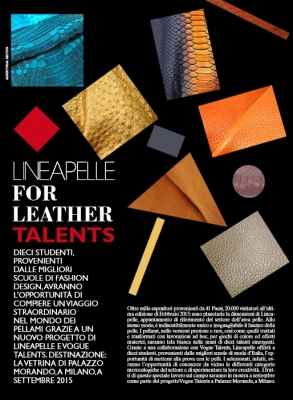 LINEAPELLE for leather talents
