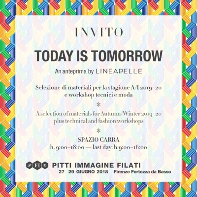 The key word is synergy. At Pitti Filati Lineapelle to present a creative research hub