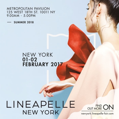 LINEAPELLE NEW YORK, 1-2 Febbraio 2017 LINEAPELLE NEW YORK, 1-2 Febbraio 2017