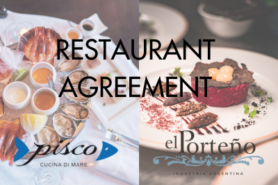 RESTAURANT AGREEMENT